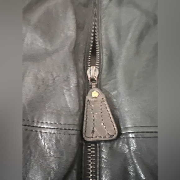 Gianfranco Ferré Quilted Padded Motorcycle Leather Jacket – Black (IT 46) - Picture 8 of 16